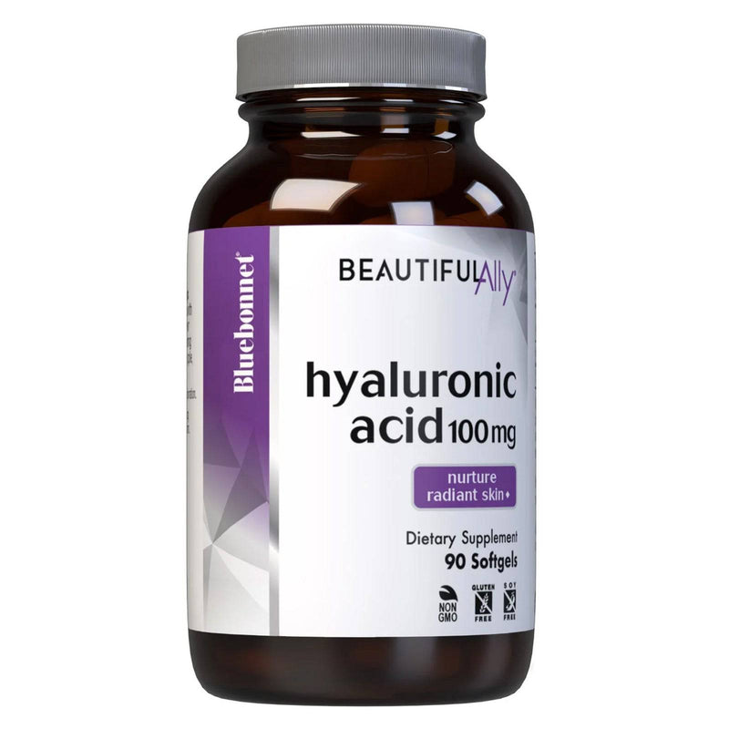 Bluebonnet Beautiful Ally Ácido Hialurónico 100 mg 90 Cápsulas Blandas