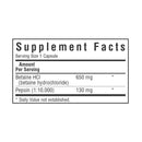 Bluebonnet Betaine Hci & Pepsin 90 Veg Capsules