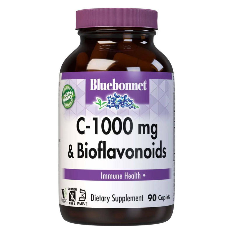 Bluebonnet C-1000 mg & Bioflavonoids 90 Caplets