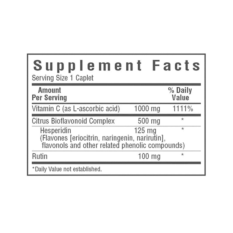 Bluebonnet C-1000 mg & Bioflavonoids 90 Caplets