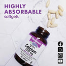 Bluebonnet Calcium 1200 mg & Vitamin D3 (Milk-Free) 120 Softgels