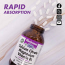 Bluebonnet Calcium Citrate Magnesium & Vitamin D3 180 Caplets