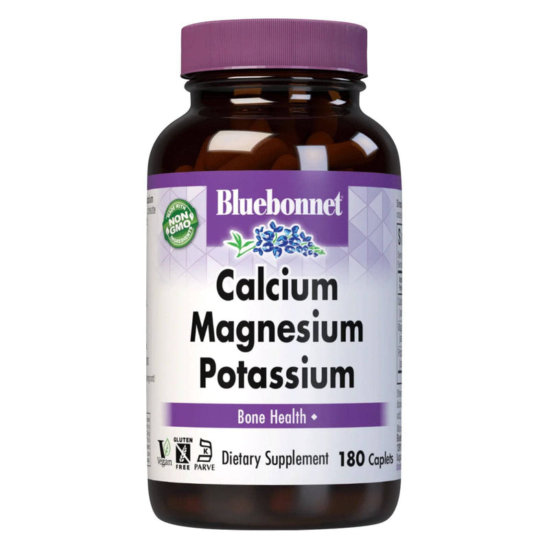 Bluebonnet Calcium Magnesium & Potassium 180 Caplets