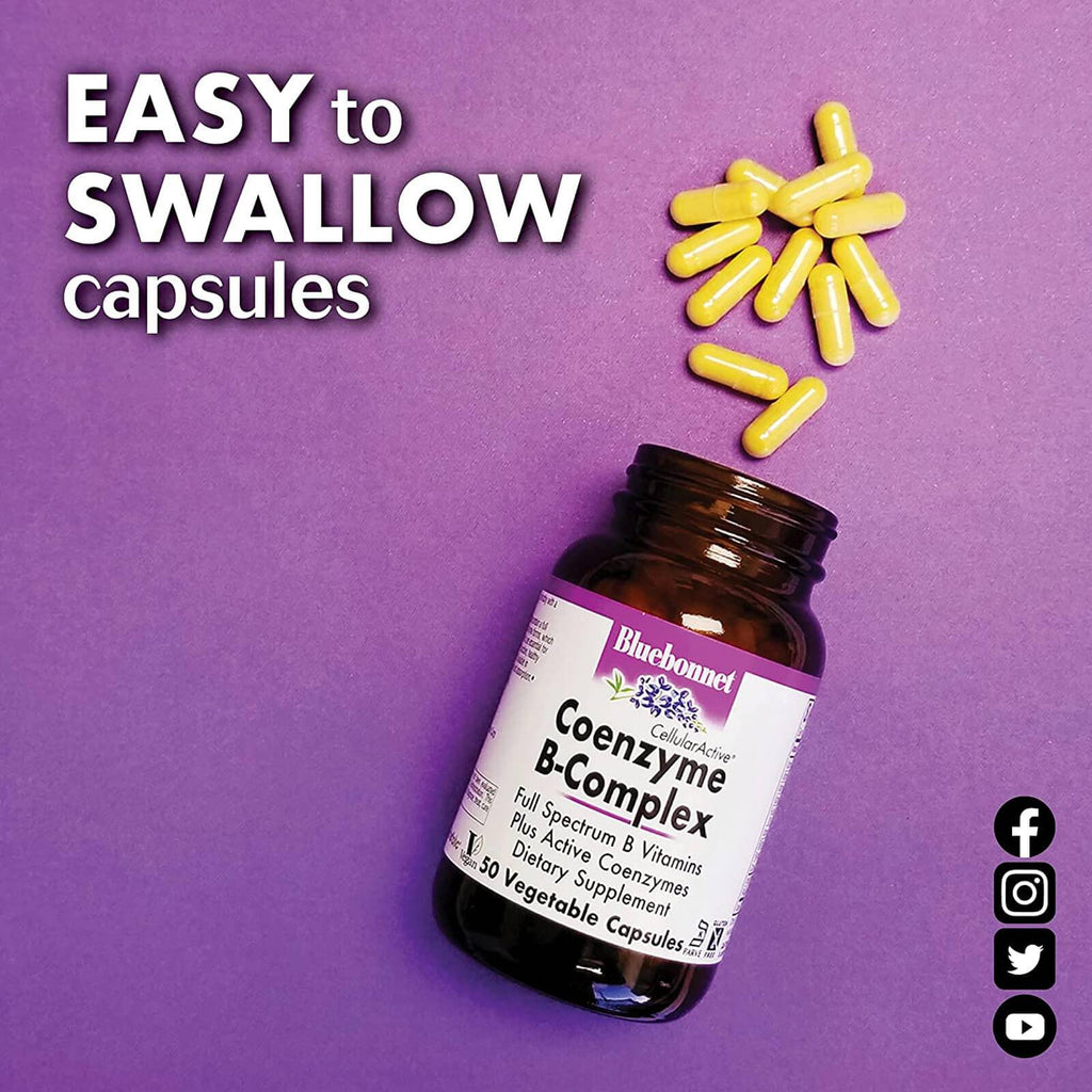 Bluebonnet Cellular Active Coenzyme B-Complex 100 Veg Capsules