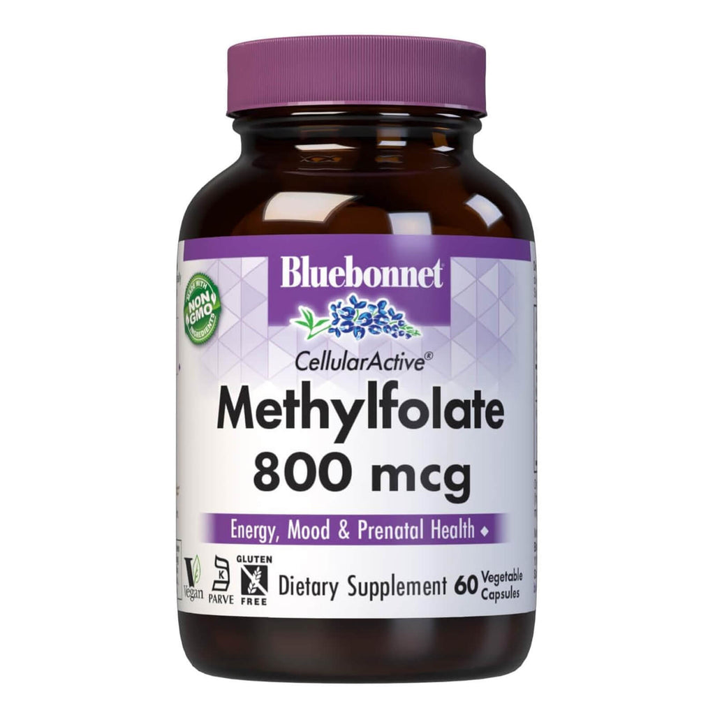 Bluebonnet Cellularactive Methylfolate 800 Mcg 60 Vegetable Capsules