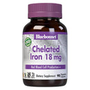 Bluebonnet Chelated Iron 18 mg 90 Veg Capsules