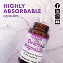 Bluebonnet Chelated Magnesium 120 Veg Capsules