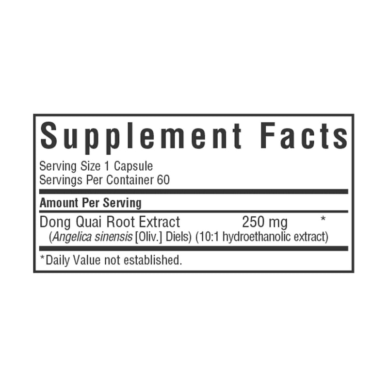 Bluebonnet Dong Quai Root Extract 60 Veg Capsules