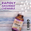 Bluebonnet Earthsweet Chewables Calcium Magnesium & Vitamin D3 Orange Vanilla 90 Tablets