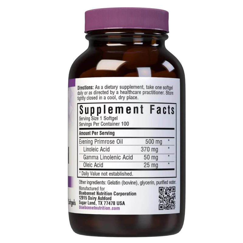 Bluebonnet Evening Primrose Oil 500 mg 100 Softgels