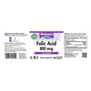 Bluebonnet Folic Acid 800 mcg 180 Veg Capsules