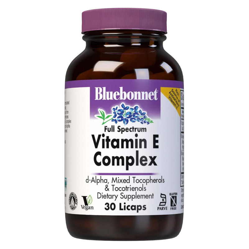 Bluebonnet Full Spectrum Vitamin E Complex 30 Liquid Capsules