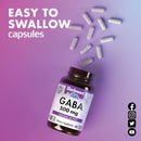 Bluebonnet GABA 500 Mg 120 Vegetable Capsules