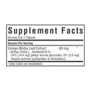 Bluebonnet Ginkgo Biloba Leaf Extract 30 Veg Capsules