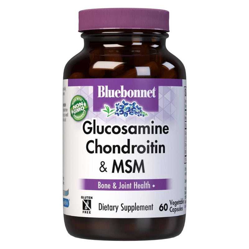 Bluebonnet Glucosamine Chondroitin & MSM 60 Veg Capsules