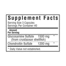 Bluebonnet Glucosamine Chondroitin Sulfate 120 Veg Capsules