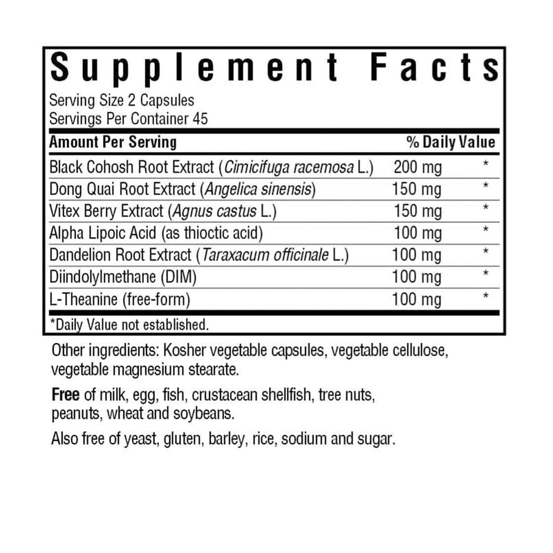 Bluebonnet Essenitals íntimos para ella - Equilibrio hormonal 90 cápsulas vegetales