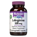 Bluebonnet L-Arginine 500 mg 50 Veg Capsules