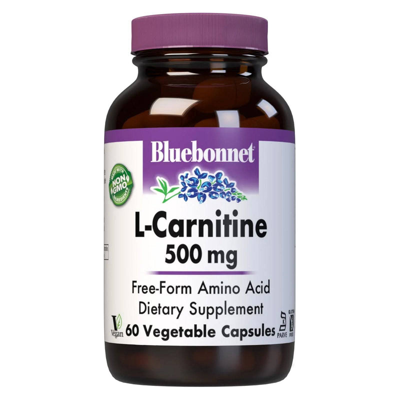 Bluebonnet Cápsulas de L-Carnitina 500 mg 60 Veg