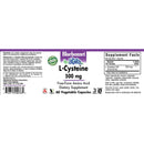 Bluebonnet L-Cysteine 500 mg 60 Veg Capsules