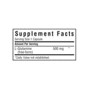 Bluebonnet L-Glutamine 500 mg 50 Veg Capsules
