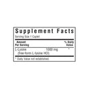 Bluebonnet L-Lysine 1000 mg 100 Caplets
