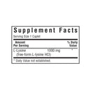 Bluebonnet L-Lysine 1000 mg 50 Caplets