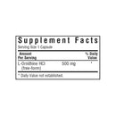 Bluebonnet L-Ornithine 500 mg 100 Veg Capsules