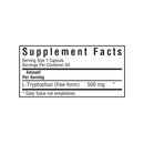 Bluebonnet L-Tryptophan 500 mg 60 Veg Capsules