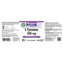 Bluebonnet L-Tyrosine 500 mg 100 Veg Capsules