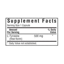 Bluebonnet L-Tyrosine 500 mg 50 Veg Capsules