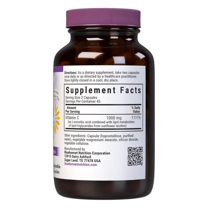 Bluebonnet Liposomal Vitamin C 90 Vegetable Capsules