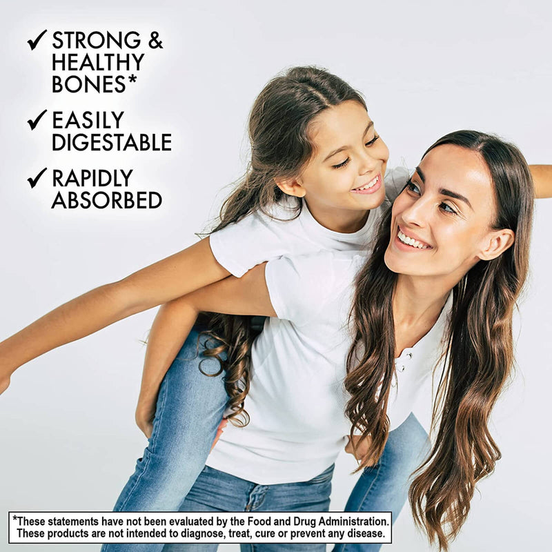 Bluebonnet Liquid Calcium Magnesium Citrate & Vitamin D3 Blueberry 16 Fl Oz Liquid