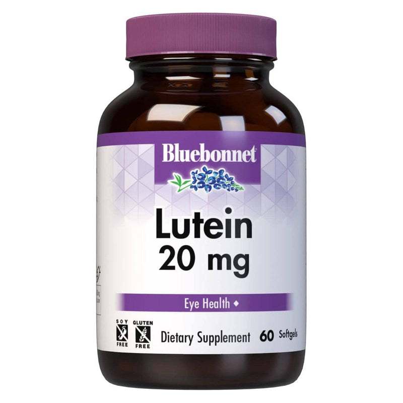 Bluebonnet Luteína 20 mg 60 Cápsulas Blandas