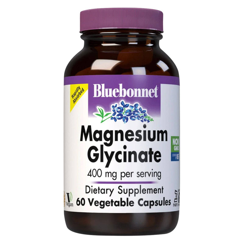 Bluebonnet Magnesium Glycinate 60 Veg Capsules