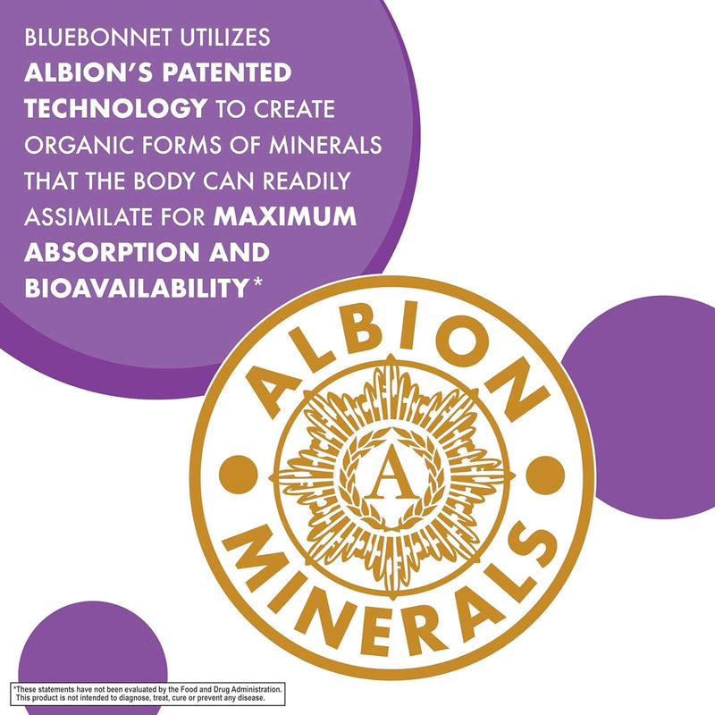 Bluebonnet Magnesium Malate 90 Vegetable Capsules