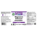 Bluebonnet Magnesium Potassium & Bromelain 120 Veg Capsules