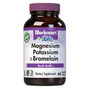 Bluebonnet Magnesium Potassium & Bromelain 60 Veg Capsules