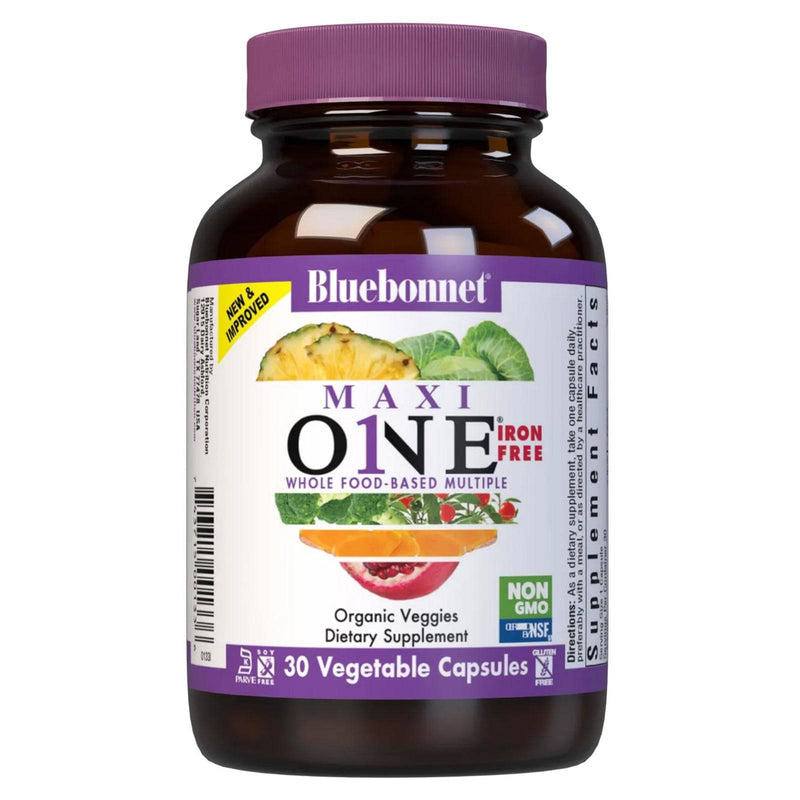 Bluebonnet Maxi One (Iron Free) 30 Veg Capsules