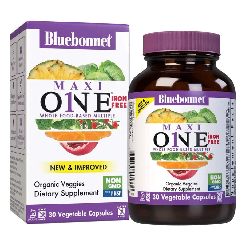 Bluebonnet Maxi One (Iron Free) 30 Veg Capsules