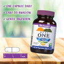 Bluebonnet Mens One 40+ Whole Food-Based Multiple 60 Vegetable Capsules