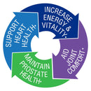 Bluebonnet Mens One 40+ Whole Food-Based Multiple 60 Vegetable Capsules