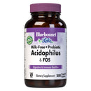 Bluebonnet Milk-Free Probiotic Acidophilus & Fos 250 Veg Capsules