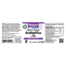 Bluebonnet Milk-Free Probiotic Acidophilus & Fos 50 Veg Capsules