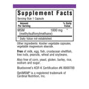 Bluebonnet MSM 1000 mg 120 Veg Capsules