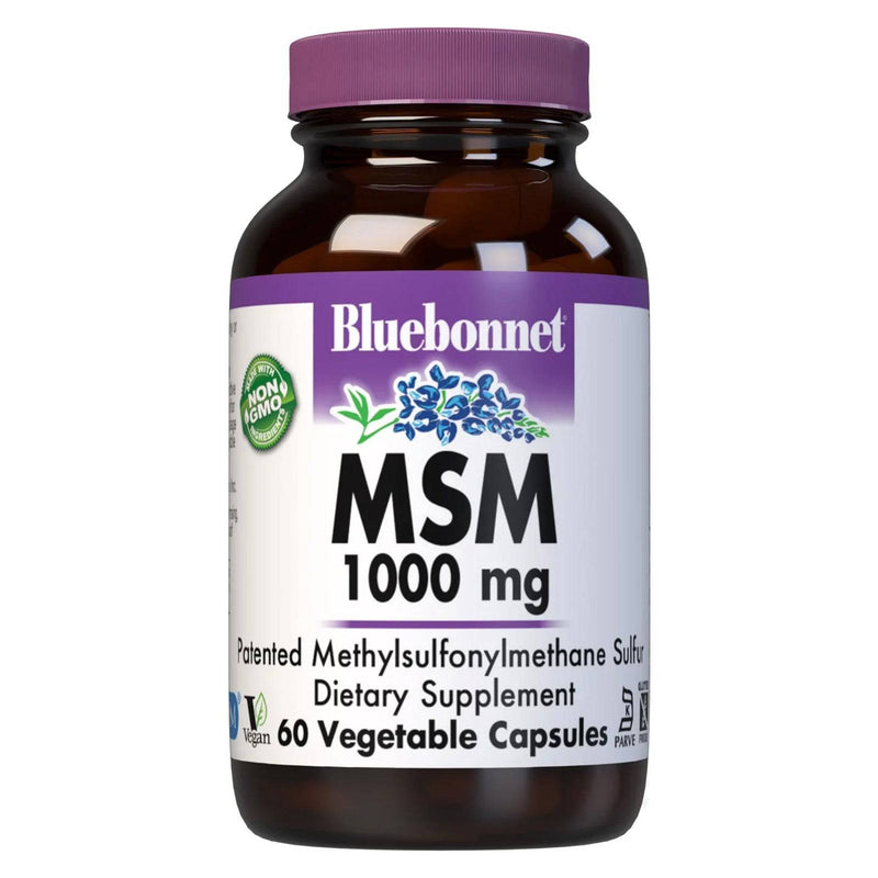 Bluebonnet MSM 1000 mg 60 Veg Capsules