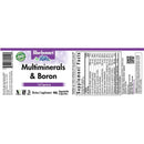 Bluebonnet Multi Minerals & Boron (with Iron) 90 Veg Capsules