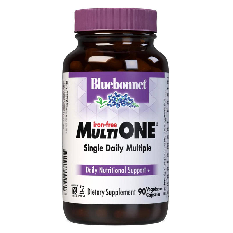 Bluebonnet Multi One (Iron Free) 90 Veg Capsules