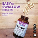 Bluebonnet Multi One (with Iron) 120 Veg Capsules