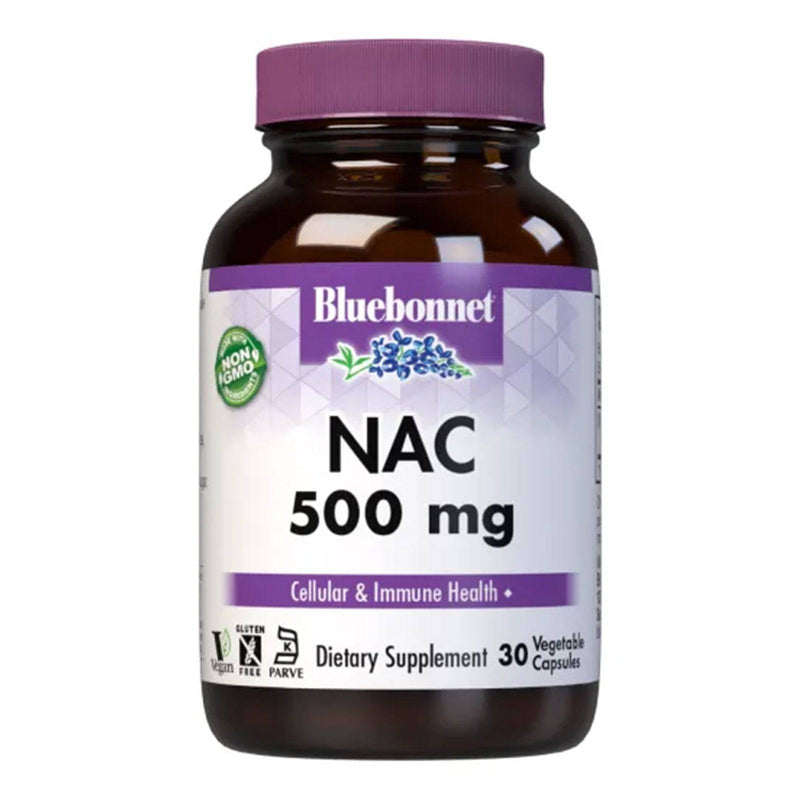 Cápsulas BlueBonnet NAC 500mg 30 Veg